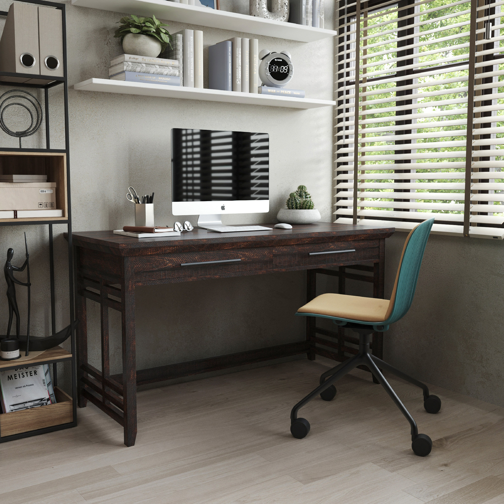 Red Barrel Studio® 55'' Norajane Desk & Reviews | Wayfair